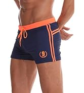 Arcweg Men's Tight Short Swimming Shorts with Drawstring Swimming Trunks Water Sports Shorts UV Sc...