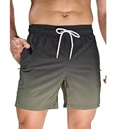 Arcweg Men's Swimming Shorts with Ultralight Beach Trousers & Swimming Shorts for Men, Quick-Drying & A...
