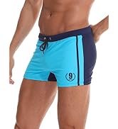 Arcweg Men's Tight Short Swimming Shorts with Drawstring Swimming Trunks Water Sports Shorts UV Sc...