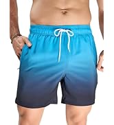 Arcweg Men's Swimming Shorts with Ultralight Beach Trousers & Swimming Shorts for Men, Quick-Drying & A...