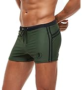 Arcweg Men's Tight Short Swimming Shorts with Drawstring Swimming Trunks Water Sports Shorts UV Sc...