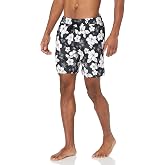Amazon Essentials Men's Swimming Shorts - Swimming Trunks Men's Short with Mesh Lining, Pockets and Drawstring Closure