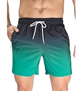 Arcweg Men's Swimming Shorts with Ultralight Beach Trousers & Swimming Shorts for Men, Quick-Drying & A...